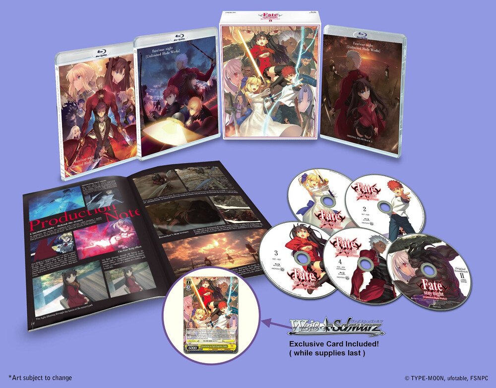 Fate Stay Night Ubw Limited Edition Blu Ray Box Set Tokyo Otaku