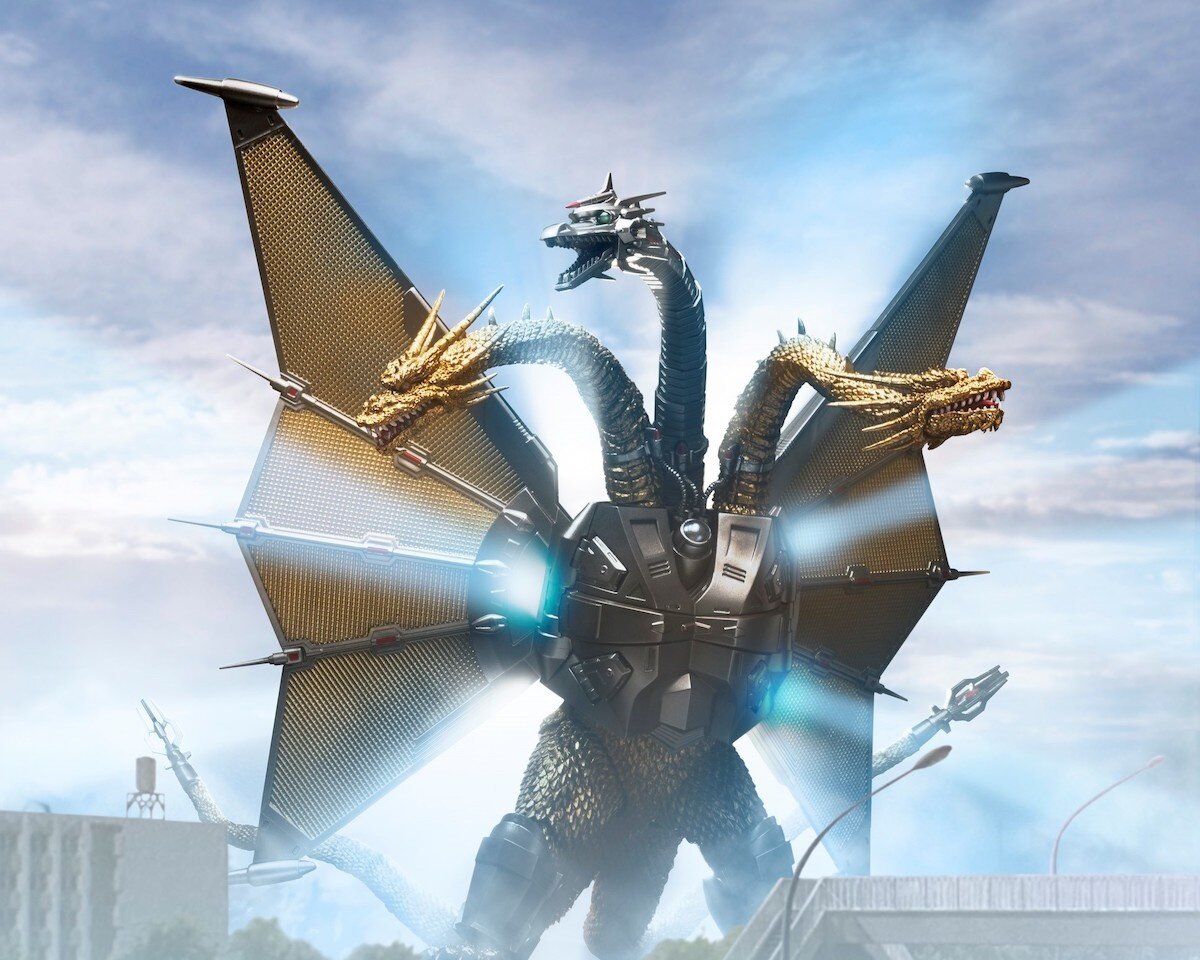 S H MonsterArts Godzilla Vs King Ghidorah Mecha Ghidorah Shinjuku