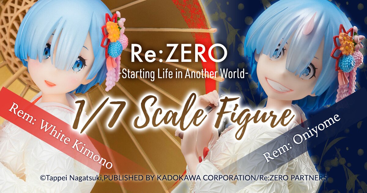 Rem OniYome 1//7 Scale Figure *NEW* Re:Zero Starting Life in Another World