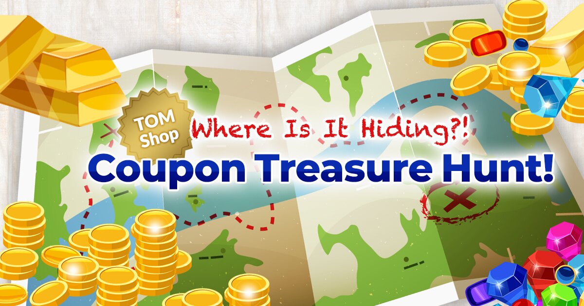 TOM Shop Coupon Treasure Hunt! Tokyo Otaku Mode (TOM) Shop