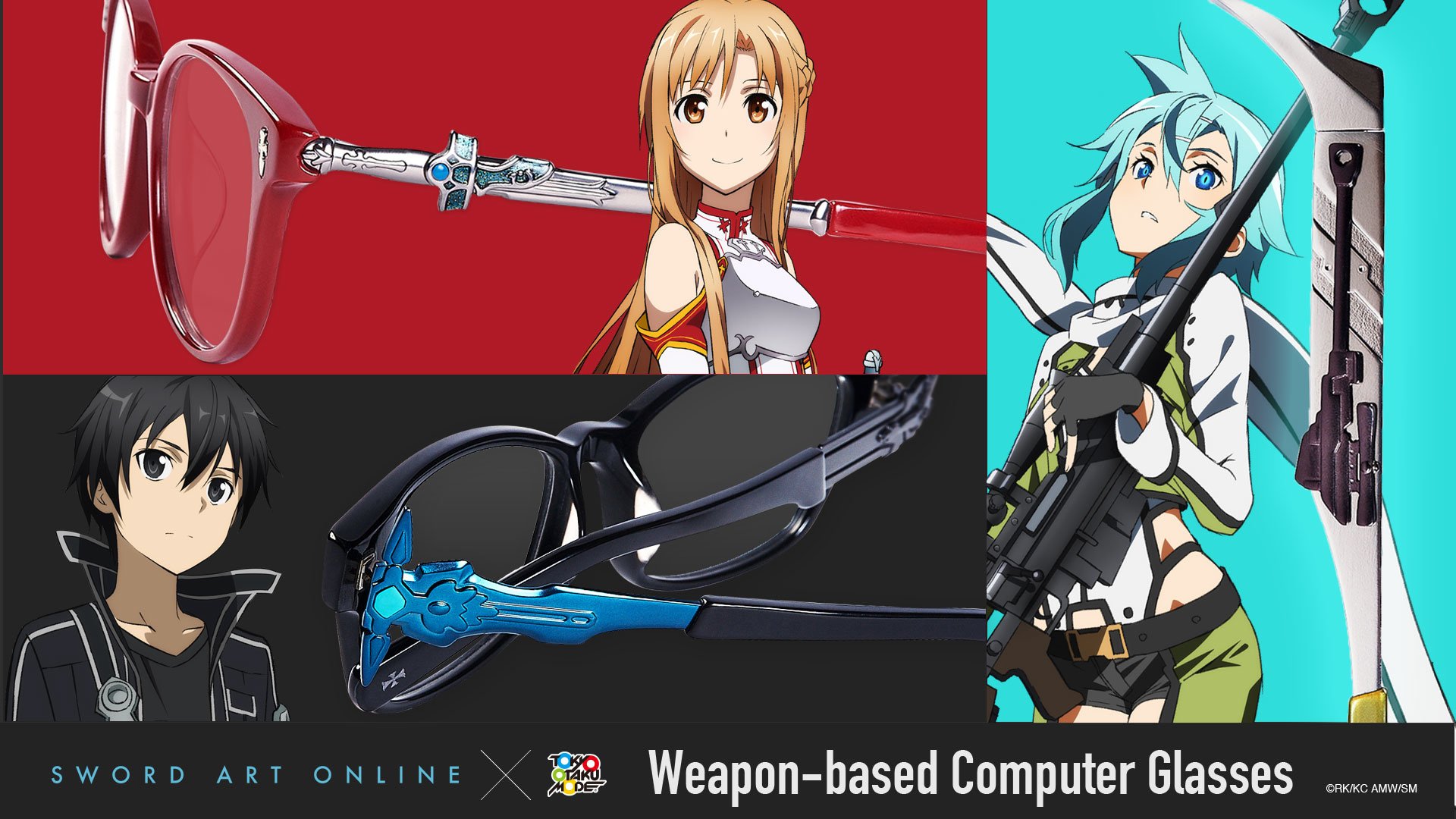 Sword Art Online Weapon-Based Computer Glasses