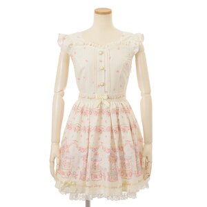 LIZ LISA Merry-Go-Round Music Box Jumper Skirt Yellow