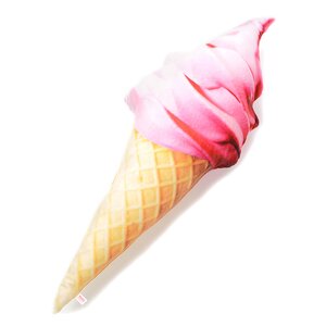 Fans Soft-Serve Ice Cream Cushion Pink