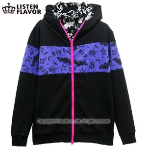 LISTEN FLAVOR Midnight Devil Hoodie Black