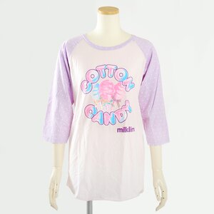 milklim Cotton Candy Long Sleeve Shirt Light Pink x Lavender
