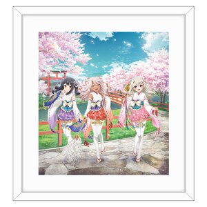 Fate/kaleid liner Prisma Illya: Licht - The Nameless Girl Reproduction Art Print Illya & Miyu & Chloe: Shrine Maiden Ver. [Pre-order]
