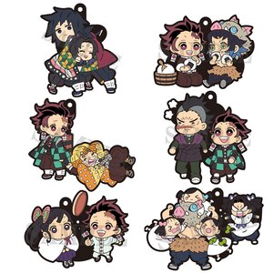 Buddy Colle Demon Slayer: Kimetsu no Yaiba Rubber Mascot Vol. 3 Box Set Set of 6