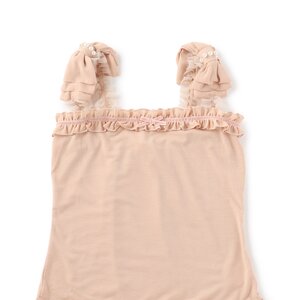 LIZ LISA Shoulder Ribbon Camisole Pink