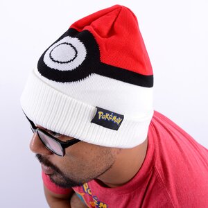 Pokémon Pokéball Cuff Beanie