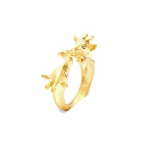 Lilou Animal Two Head Ring Size 11