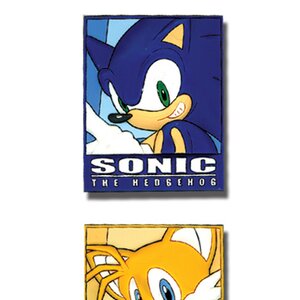 Sonic the Hedgehog Sonic & Tails PVC Pin Set