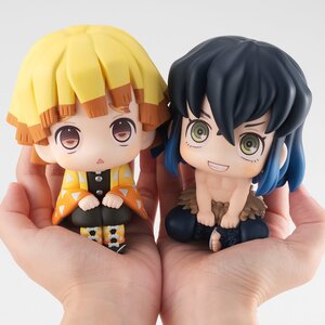 Look Up Series Demon Slayer: Kimetsu no Yaiba Zenitsu Agatsuma & Inosuke Hashibira Set w/ Bonus Cushion