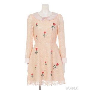 Swankiss Rose Lace Dress