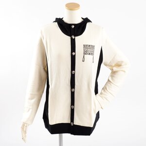 ALGONQUINS Hooded Cardigan Ivory
