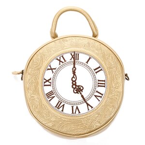 FLAPPER Pocket Watch Shoulder Bag Gold