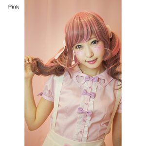 KOKOkim Heart Ribbon Blouse Pink L