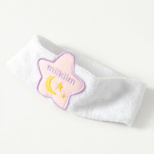 milklim Midnight Hairband White