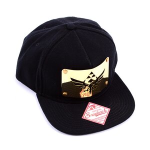 Nintendo Zelda Metal Plate Black Snapback Baseball Cap