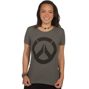 Overwatch Icon Women's Dark Gray T-Shirt M