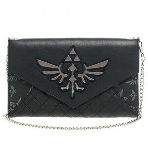 Skyward Sword Quilted Envelope Wallet w/ Chain | The Legend of Zelda Nintendo Zelda Quilted Envelope Wallet with Chain