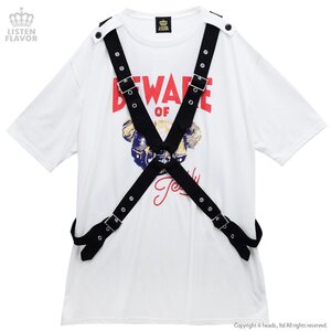 LISTEN FLAVOR Teddy Beast Big Cutsew w/ Harness White