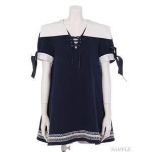 Swankiss Sailor Fleece-Lined Dress Navy