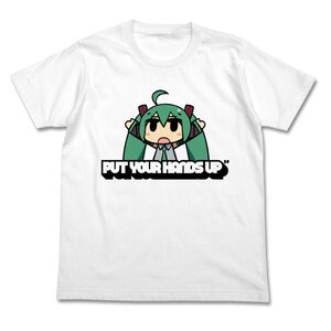Hatsune Miku CHANxCO Ver. Put Your Hands Up White T-Shirt M