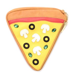 Pizza Mini Clutch Yellow