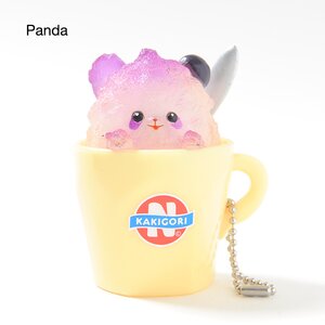 Animal Shaved Ice Keychains Panda