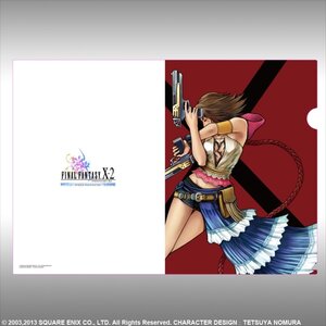 Final Fantasy X-2 HD Remaster Clear File Folders B (Yuna w/ Pistols)