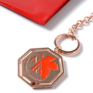 Evangelion x The Kiss A.T. Field NERV Mark Bag Charm Eva-02