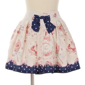 LIZ LISA Sweet Plates Sukapan Skirt White