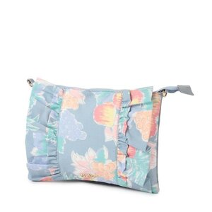 LIZ LISA Flowers & Fruit Clutch Bags Blue