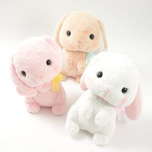 Pote Usa Loppy Onedari Rabbit Plush Collection (Big) Complete Set + Mini Plushie
