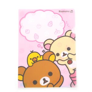 Rilakkuma Clear File Pink