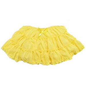ACDC RAG 3-Tiered Tulle Skirt Yellow