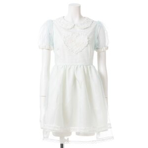 Swankiss Heart Flower Dress Sax