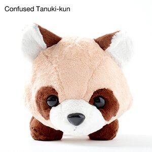 Lesser Panda no Akachan Plushies (Big) Confused Tanuki-kun