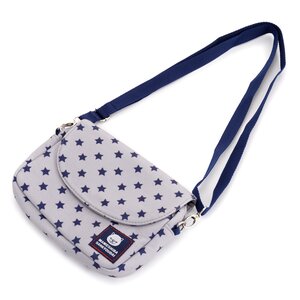 Amuse Character Smartphone Shoulder Bag Gray w/ Stars (Mameshiba San Kyodai)