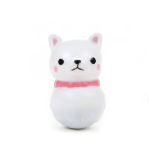 Mameshiba San Kyodai Yura Kororin 4 Dog Wobble Mascot Collection Shiratama