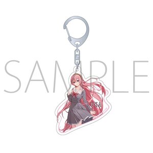 Hatsune Miku Series teffish School Uniform Holographic Acrylic Keychain Megurine Luka