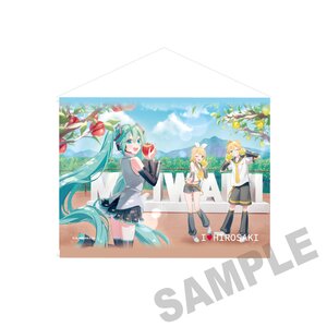 Hatsune Miku × Hirosaki Apple Wide Tapestry Art by Asagao Minoru [Pre-order]