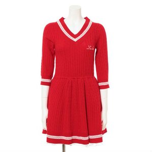 Swankiss School Knit Dresses Red