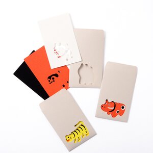 Cobato Cutout Message Cards Hariko