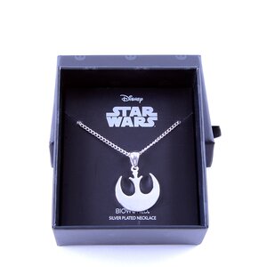 Star Wars Rebel Alliance Silver Plated Boxed Necklace