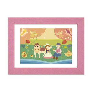 "Odayaka na Haru no Hi" Chara Fine Graph Dina*Dina Masterpiece Pictures Print