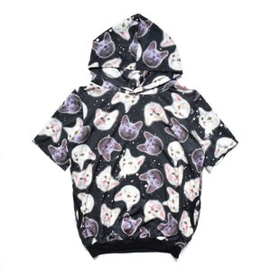 ACDC RAG Short-Sleeve Oversized Cat Hoodie