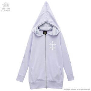 LISTEN FLAVOR Magic Spell Zip-Up Hoodie Lavender