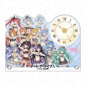 Date A Live V Acrylic Clock 12th Anniversary Idol Ver.