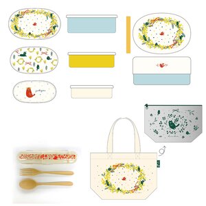 harebare Lunch Box Collection Mimosa Flower Crown Complete Set